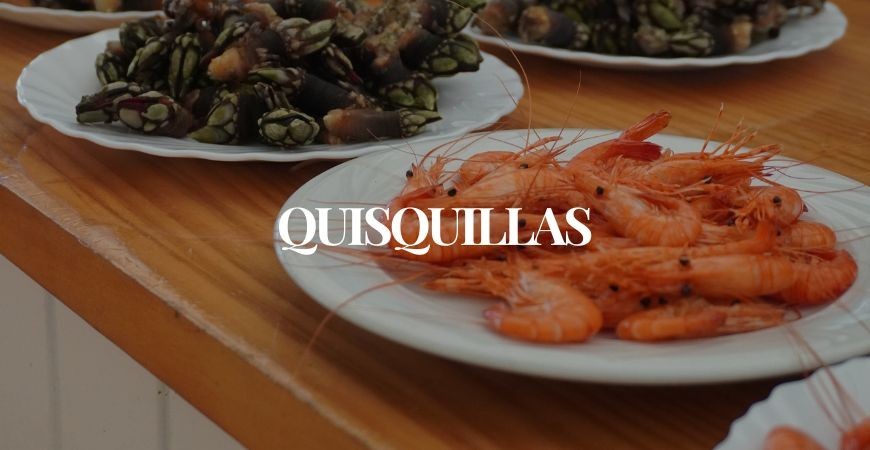 Quisquillas hervidas con toque gourmet